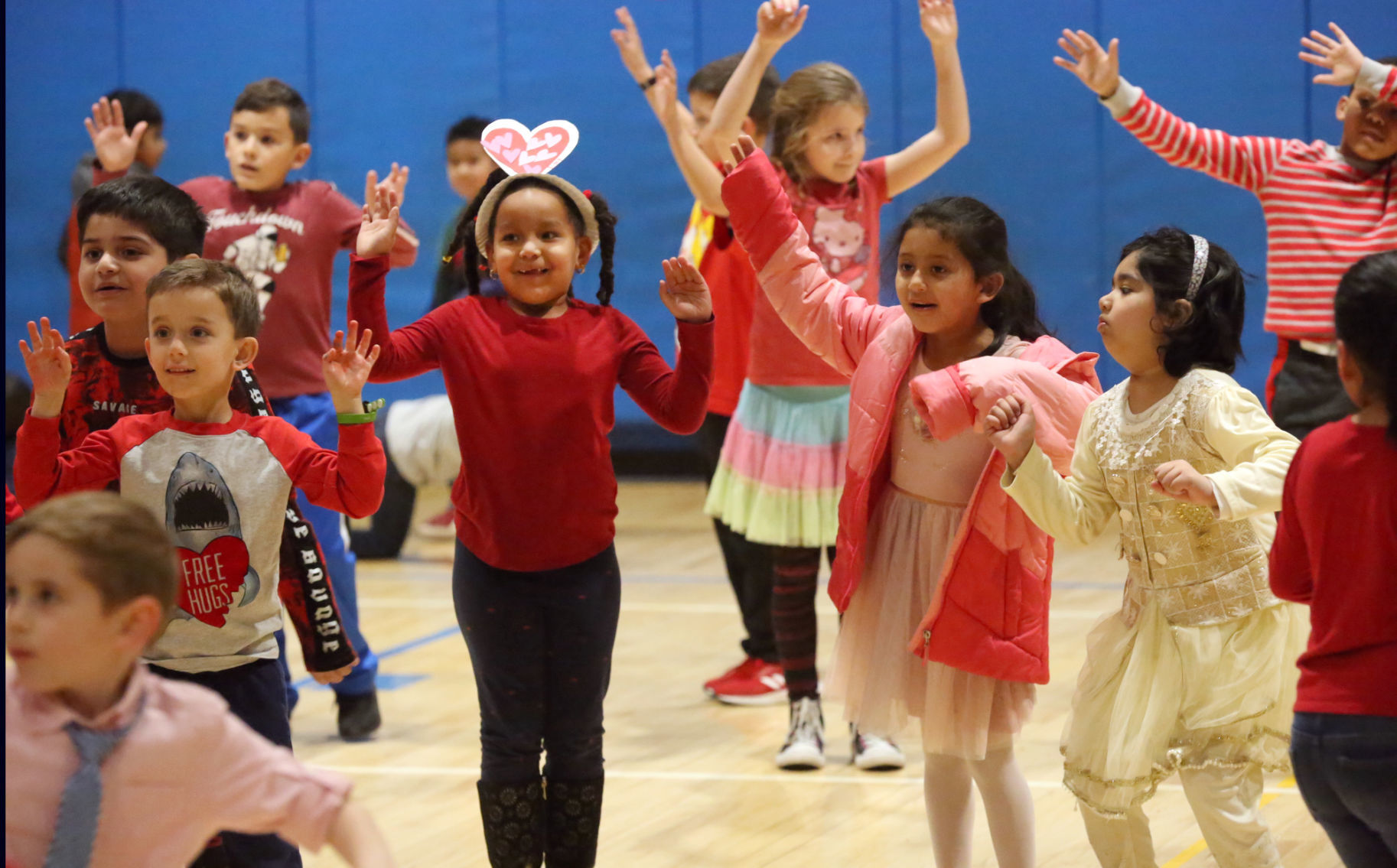 Marsh School dance and jump rope contest